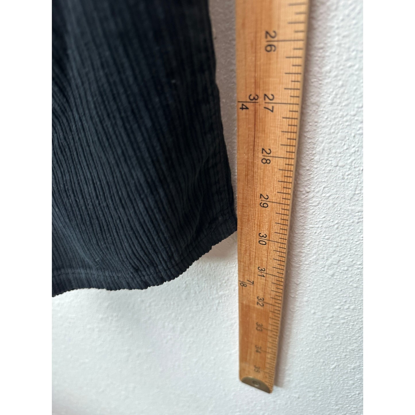 NWT Moncler 7 Fragment Corduroy Pants Black Men’s 50 Side Code Print