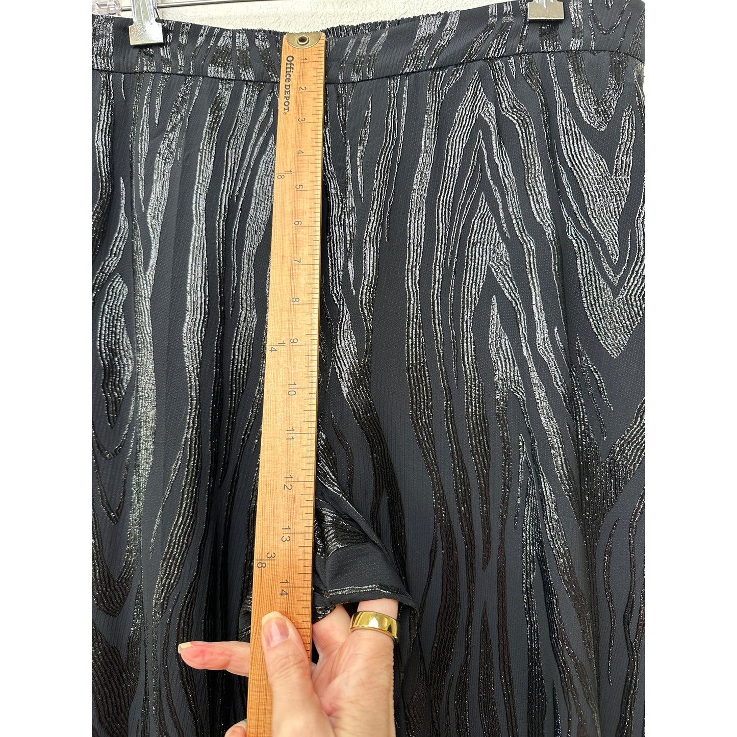 NWT Stella McCartney Woodgrain Jogger Pants Black US L
