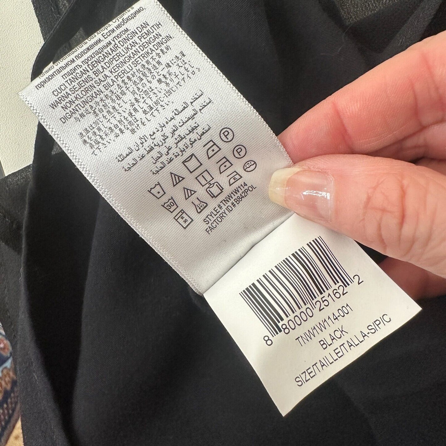 BCBGeneration Jet Black Sheer Side-Slit Lined Spaghetti Strap Crop Tank Cami SM