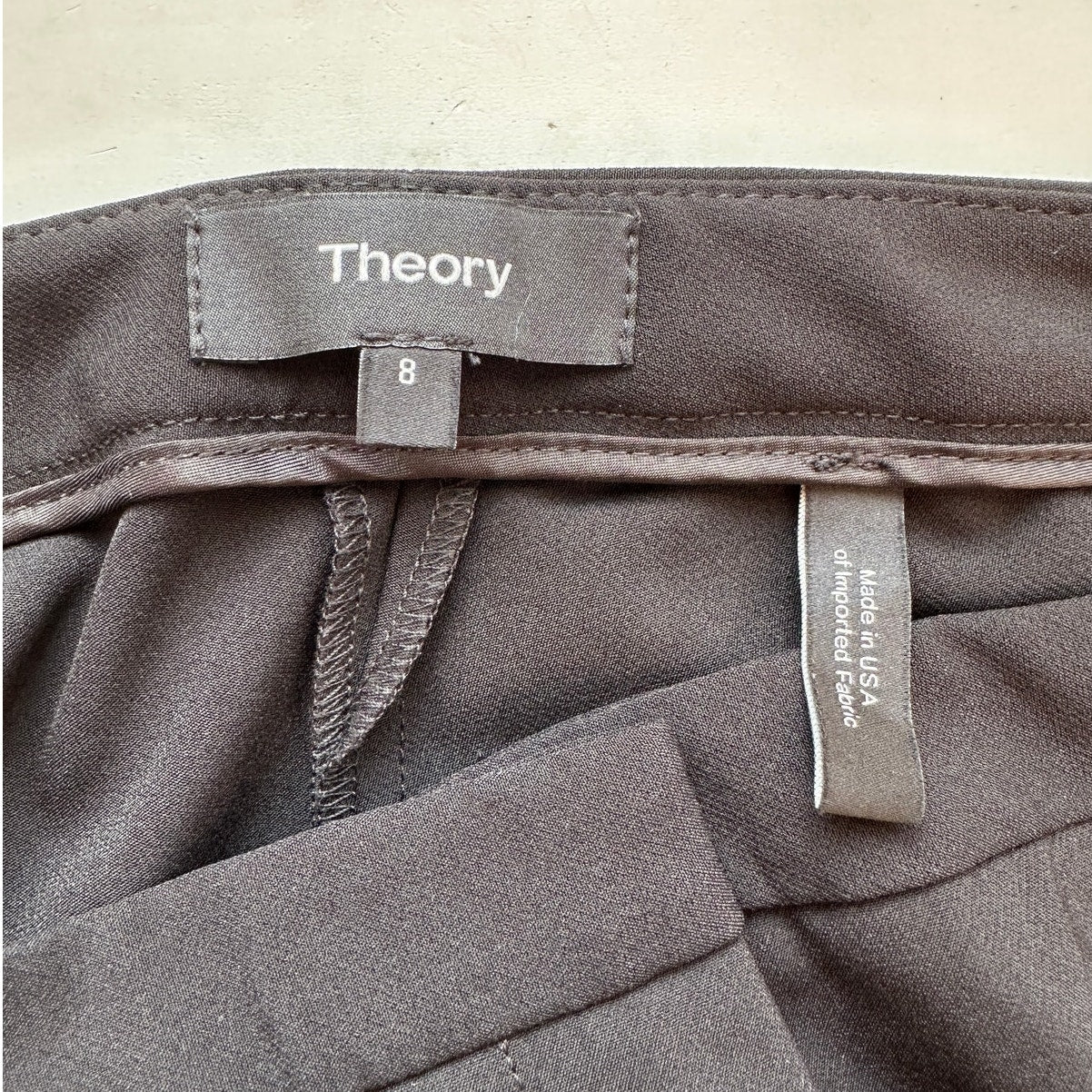 Theory Black Perform Tech Classic Skinny Leg Trouser Pants 8