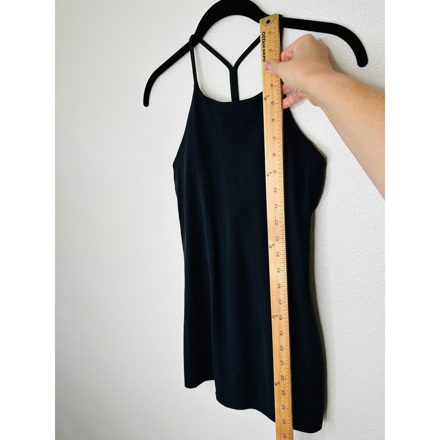 Lululemon Black High Neck Racer Back Long Line Tank Top 4