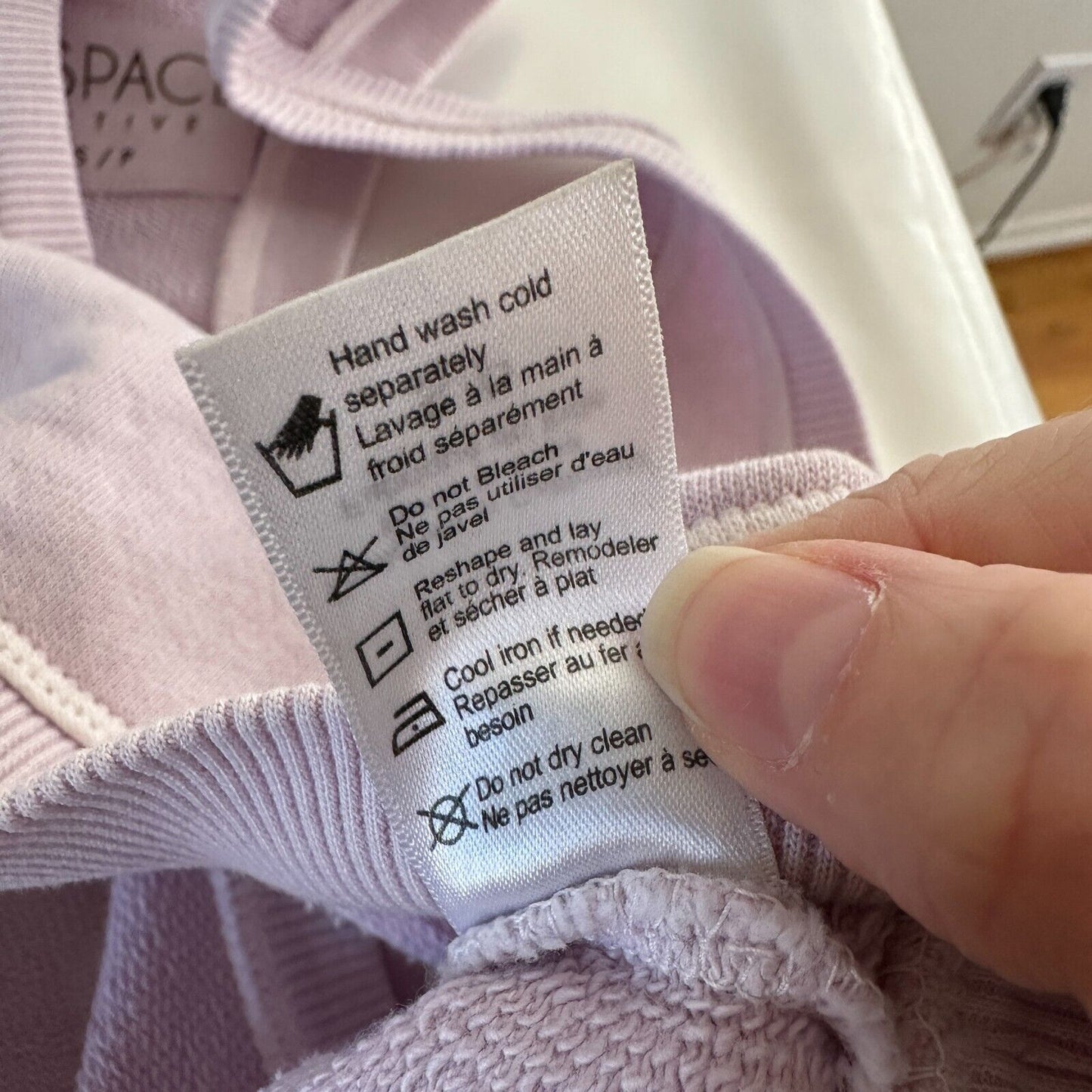 NWT L*Space Out Of Bounds Peony Lilac Crop Scoop Neck Racerback Sports Bra S