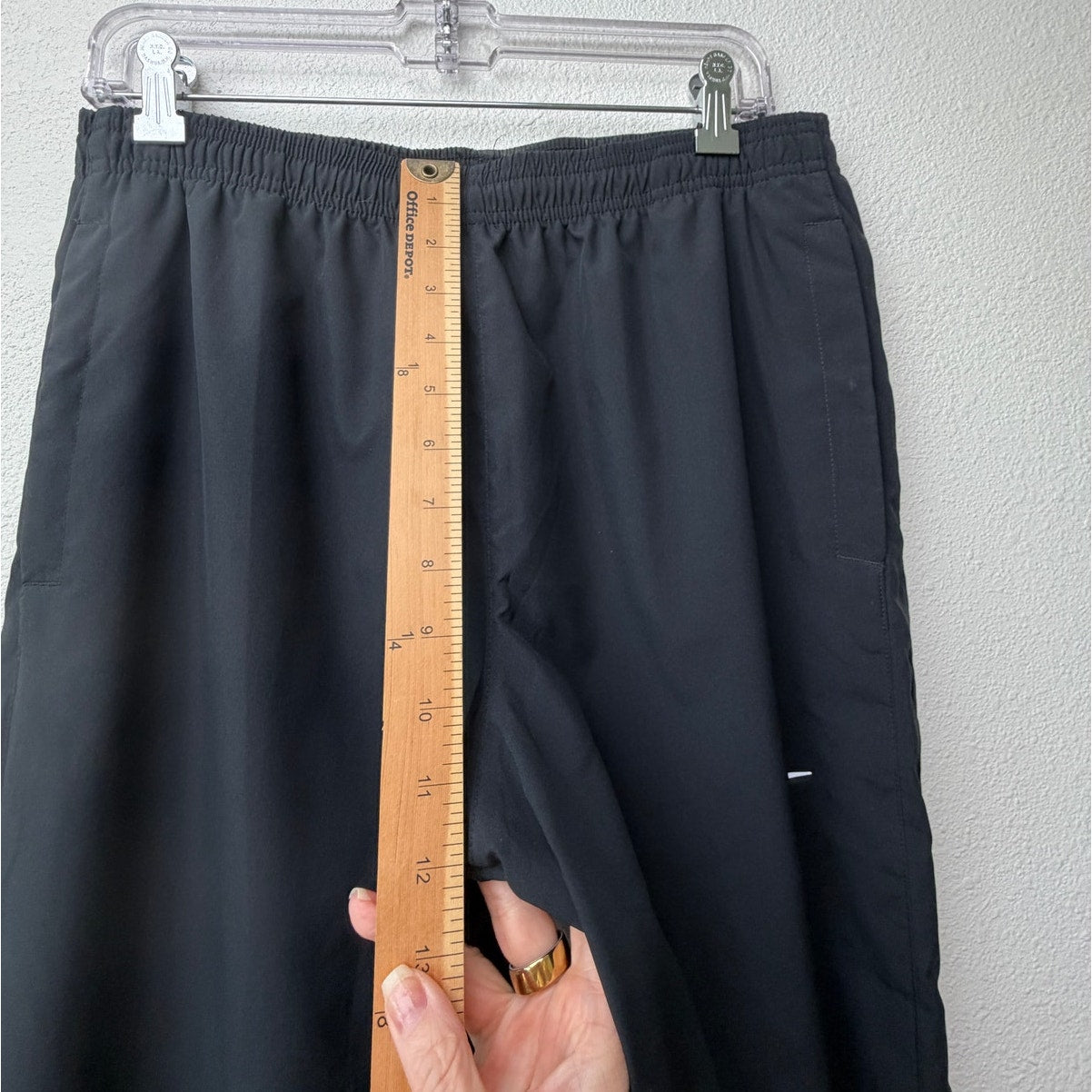 Nike Dri-FIT Black Running Jogger Pants Men's Size Large