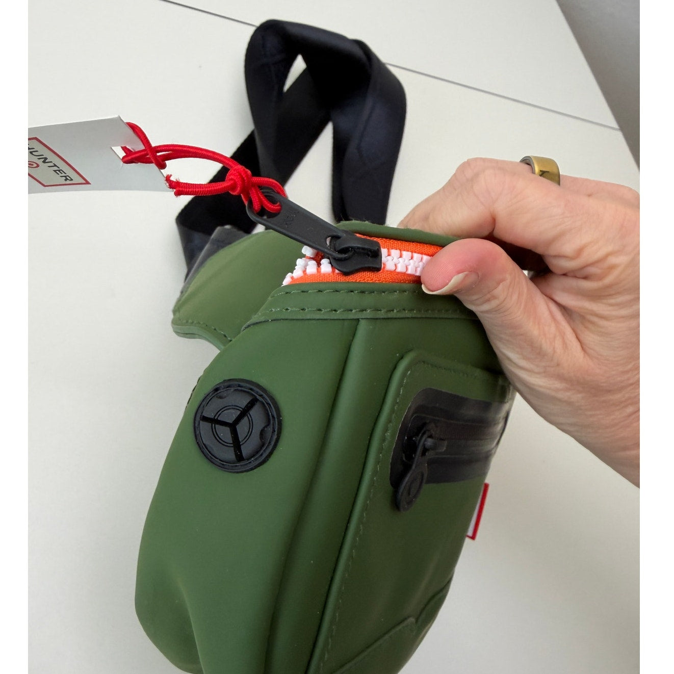 NWT Hunter for Target Green Belt Bag Fanny Pack Waterproof