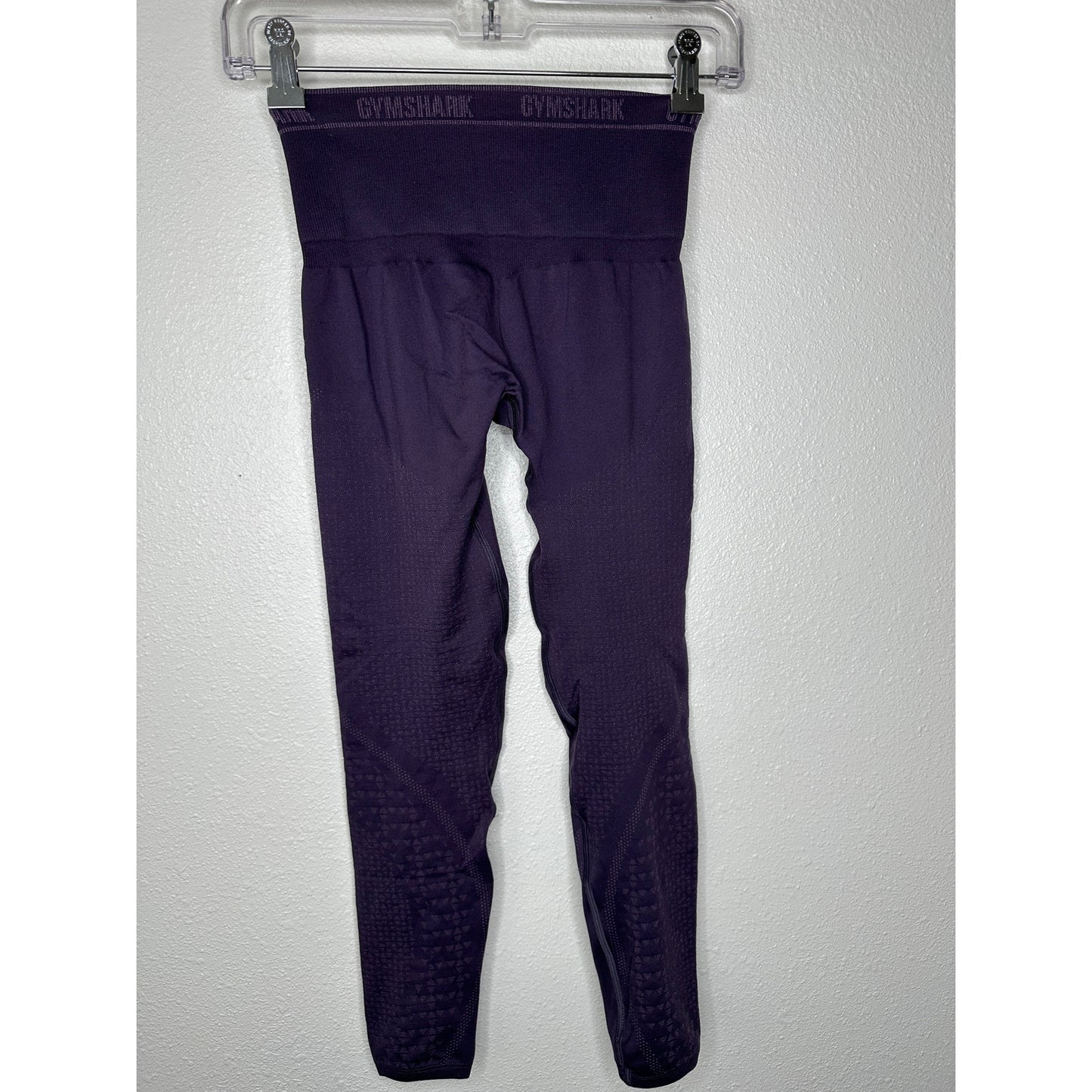 Gym Shark Purple Lilac Triangle Laser Cut Yoga Pants XS