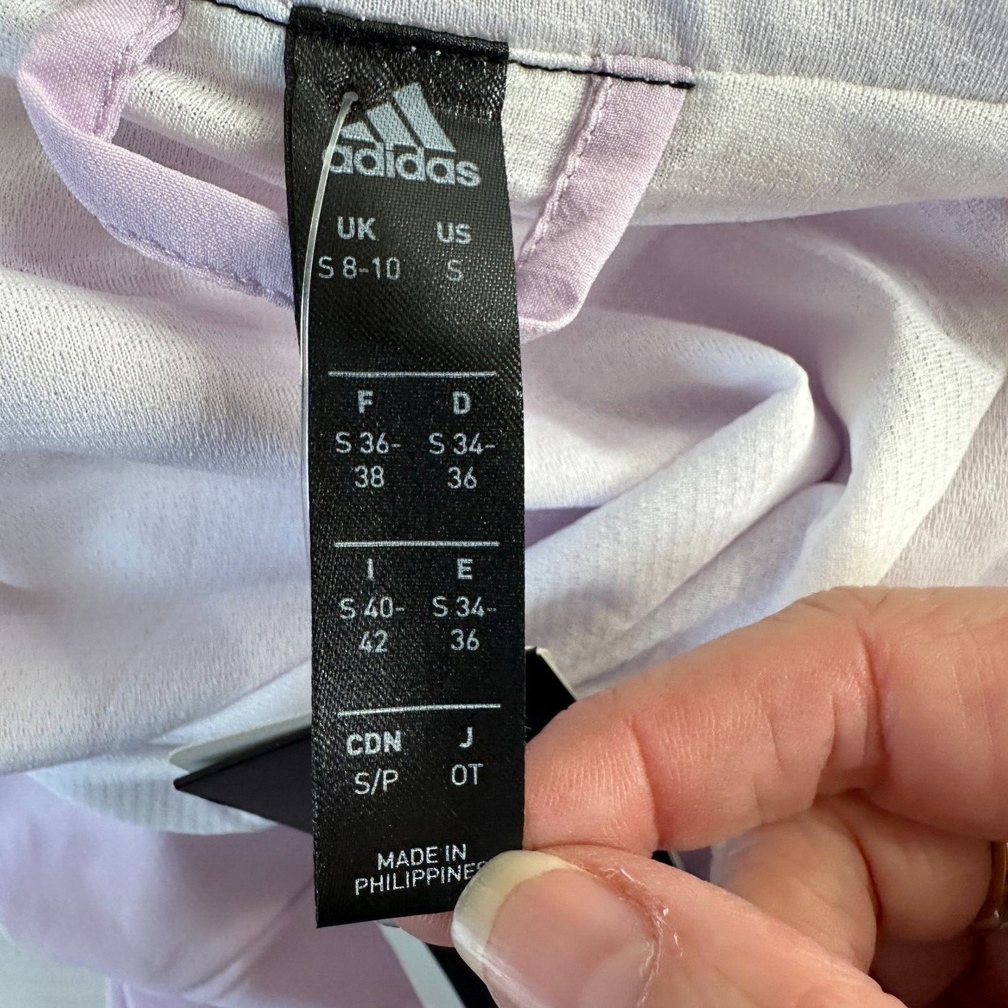 NWT Adidas W 3S Train Climalite Jacket Aero Pink Lilac Zip Front Windbreaker S