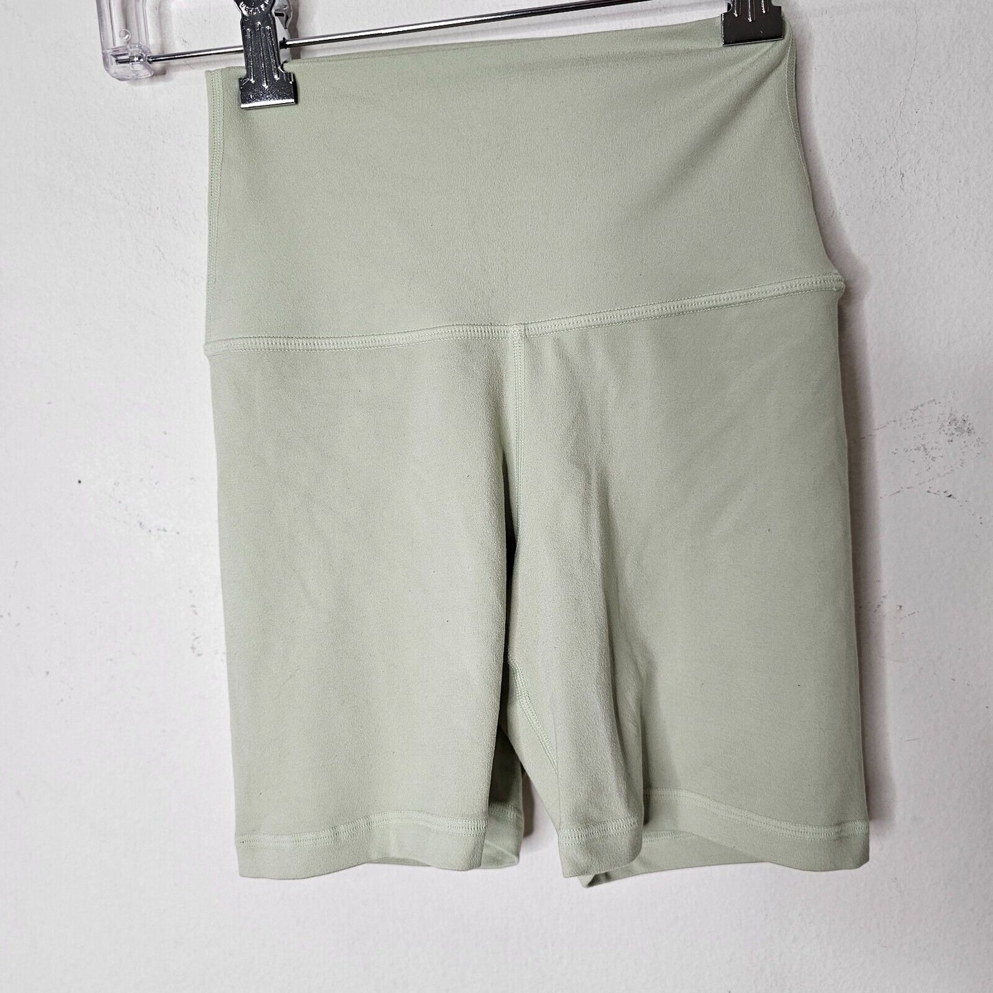 Set Active Lime Green Luxform Stretch High Waist Slimming Biker Shorts XS