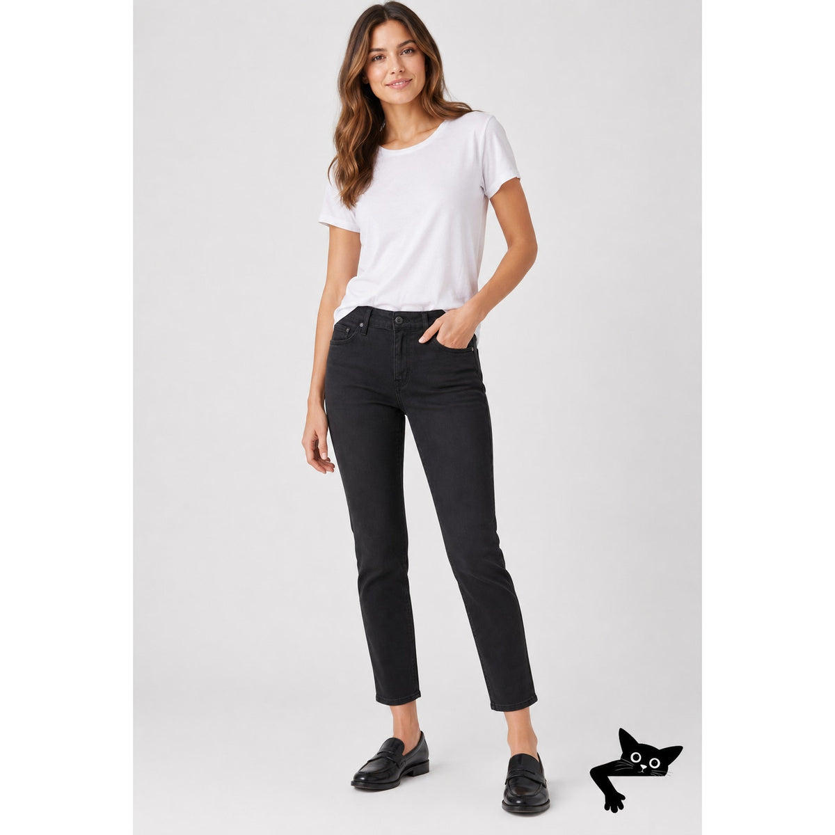 AG Adriano Goldschmied The Prima Black Cigarette Jeans Women 29