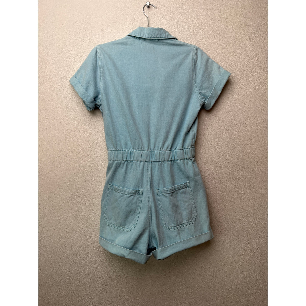 Show Me Your Mumu Cannon Blue Denim Romper Women S