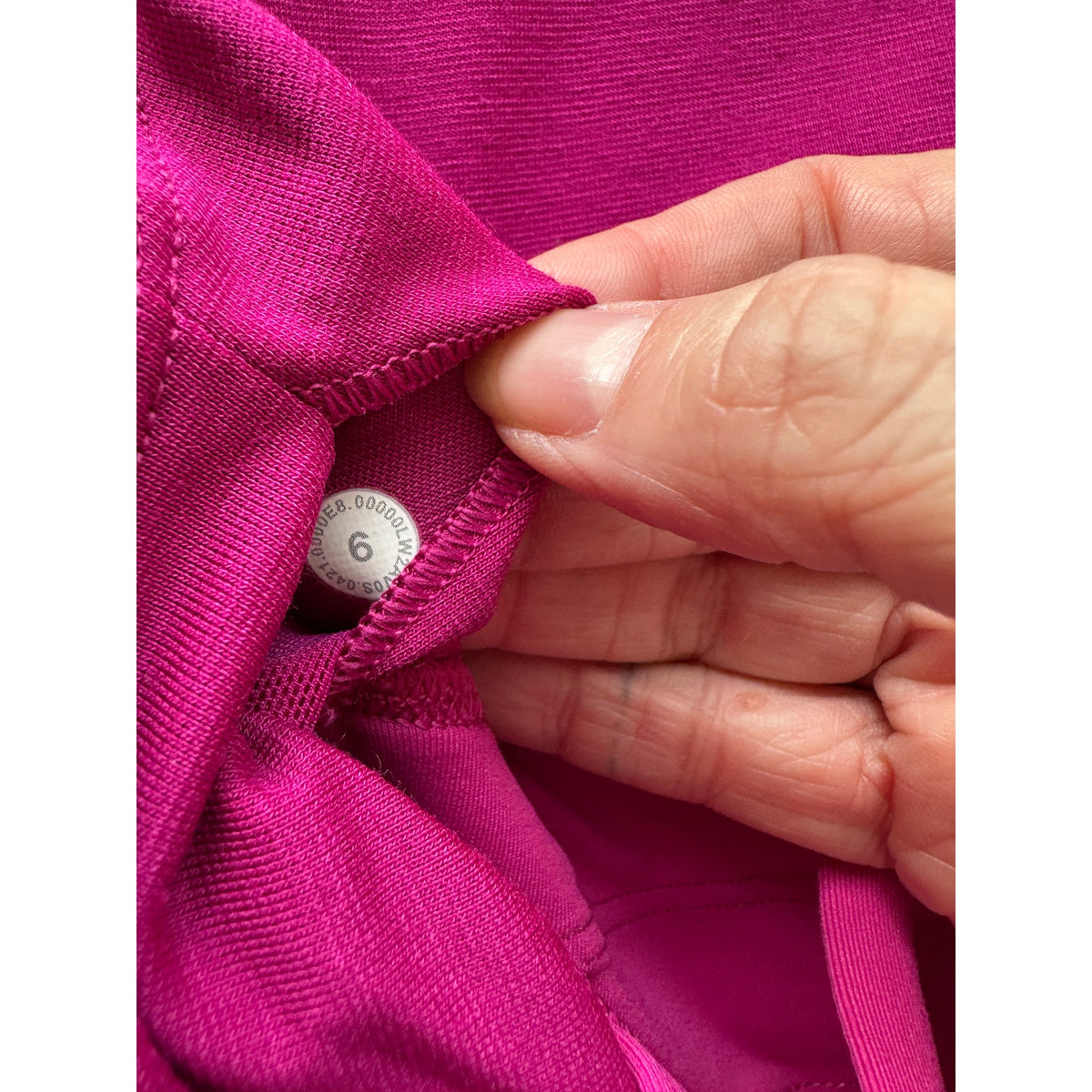 Lululemon Fuchsia Round Neck Criss Cross Strap Sports Bra