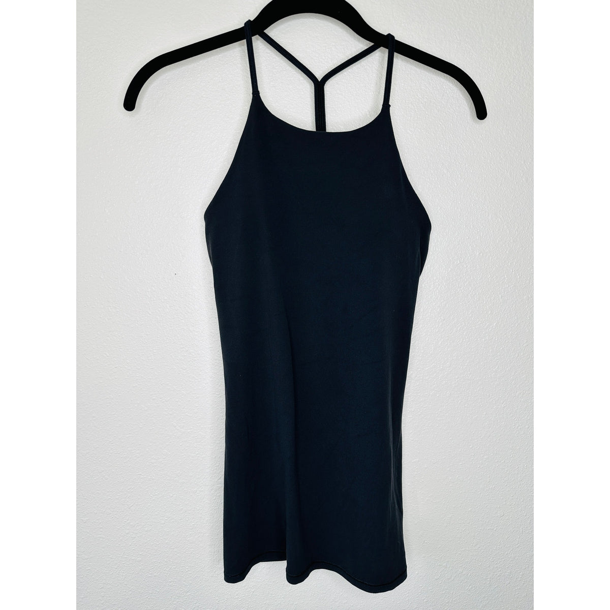 Lululemon Black High Neck Racer Back Long Line Tank Top 4