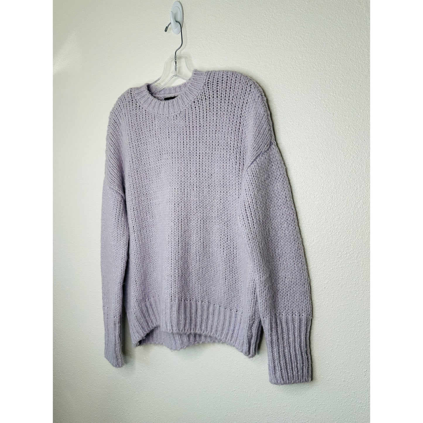 Sanctuary Purple Telluride Pullover Chunky Knit Long Sleeve Sweater S