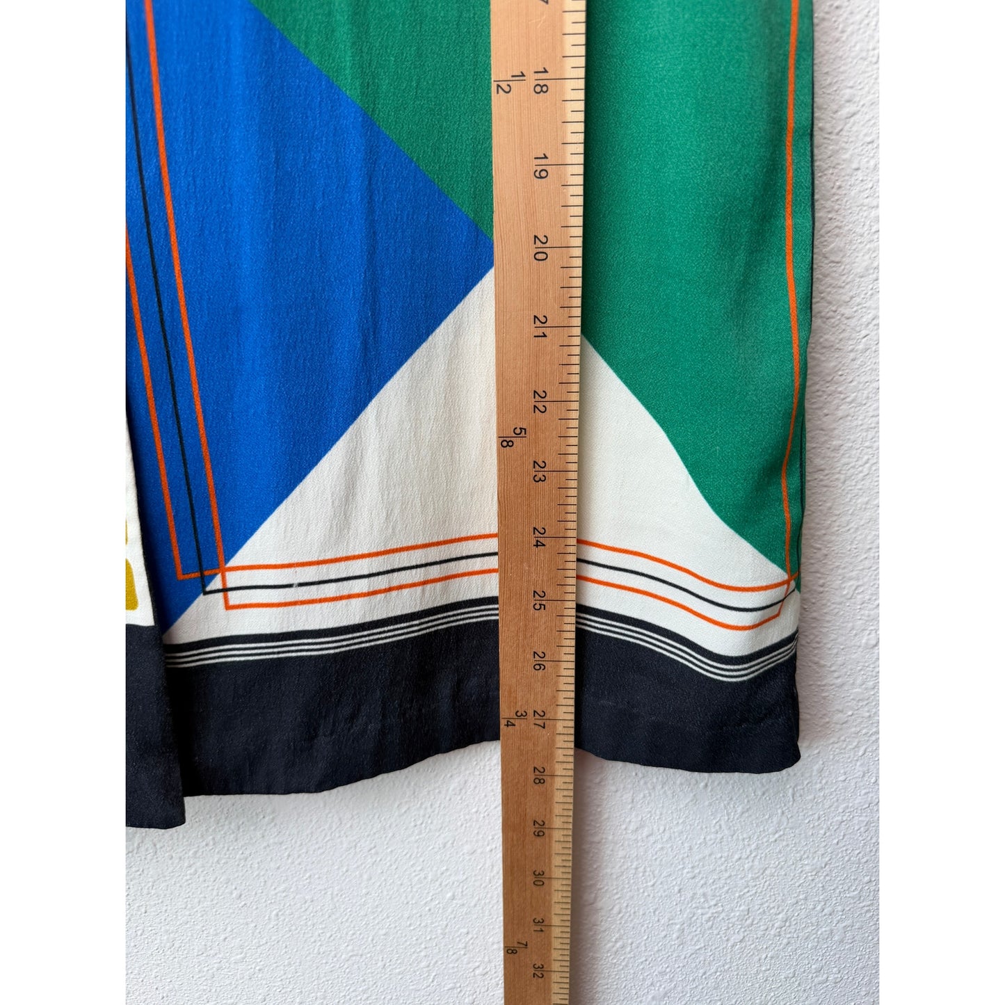 Song of Style Elsie Multi Geo Scarf Blouse XS