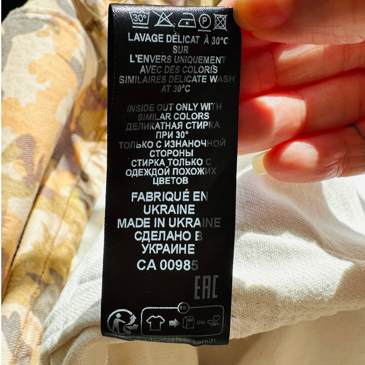 NWT Isabel Marant Peach Pink Gray Elize Camel Camo Field Jacket 38