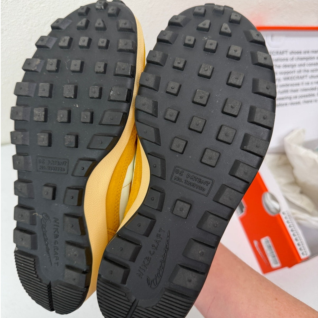 Tom Sachs x NikeCraft General Purpose Shoe Yellow Sneaker Women's 7.5