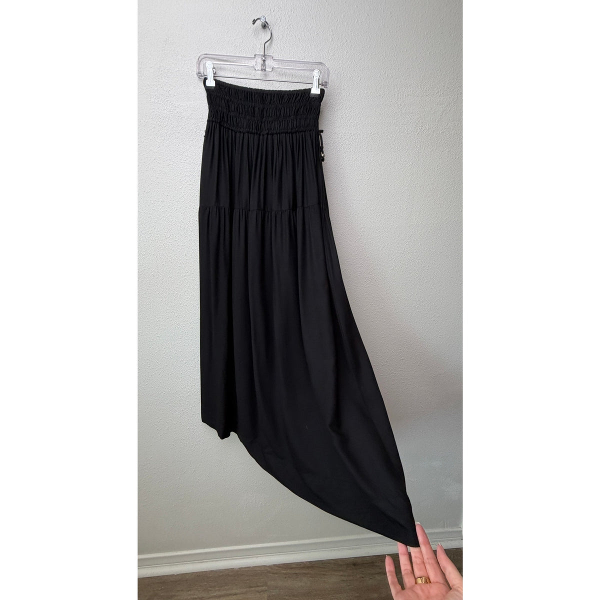 NWT Elan Black Convertible Dress Maxi Skirt Women M