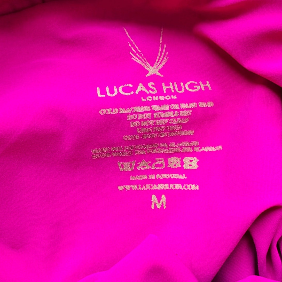Lucas Hugh Technical Knit Magenta Seamless Capri Yoga Pants M