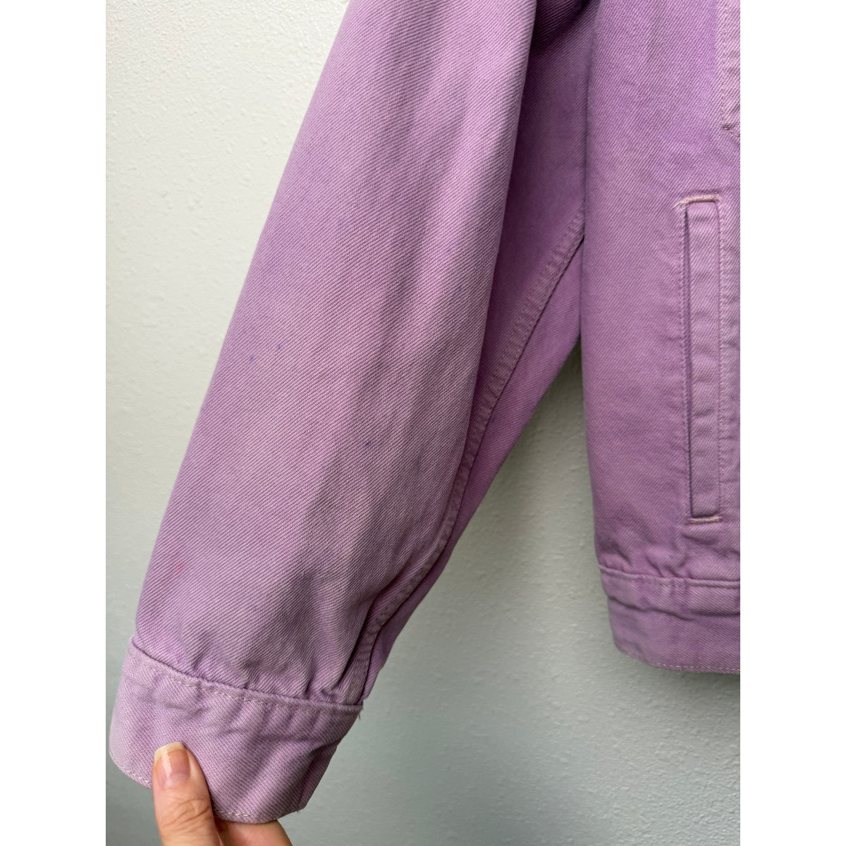 Levi's Lavender Denim Trucker Jacket Women S
