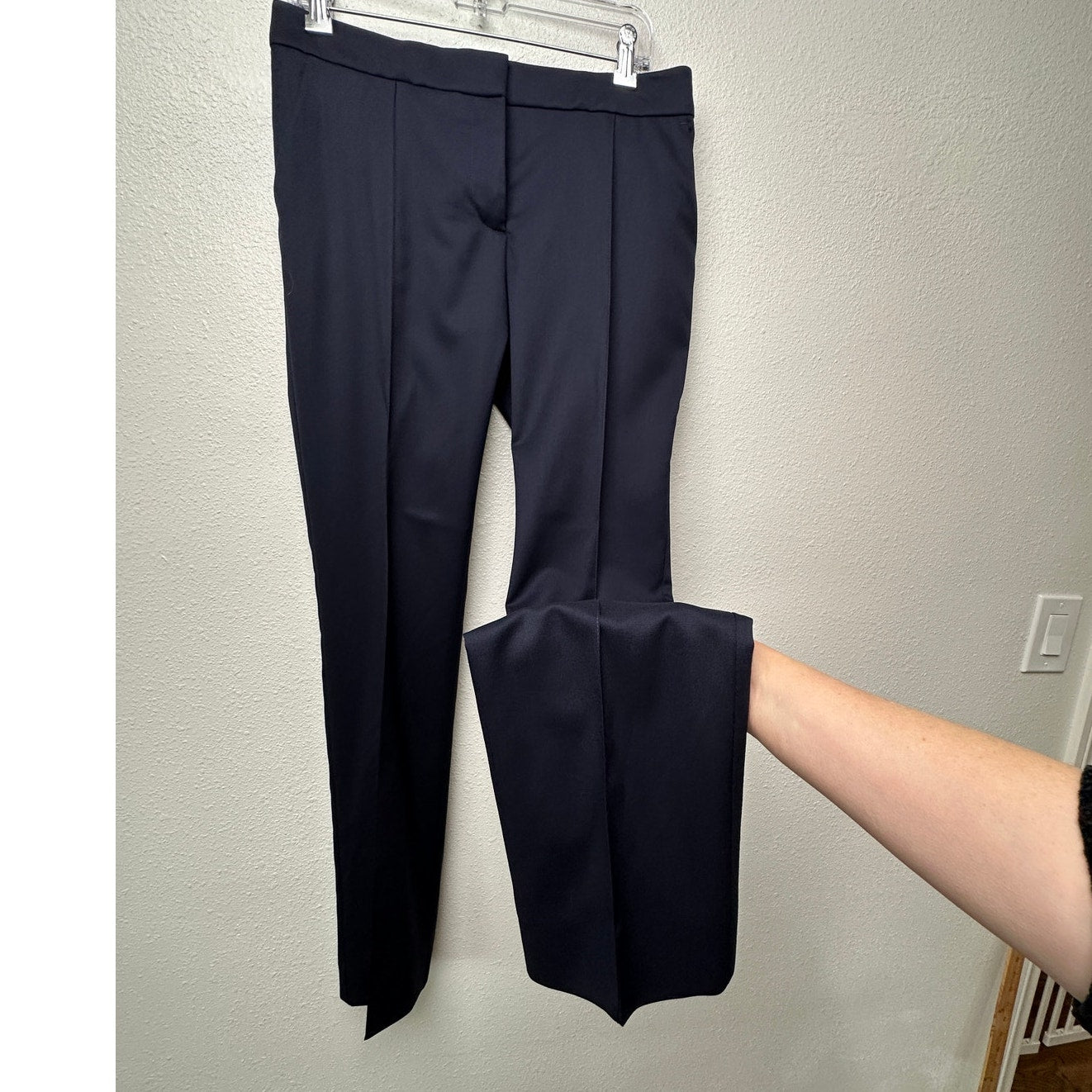 Stella McCartney Navy Tailored Pants Women size 6 Slim Leg