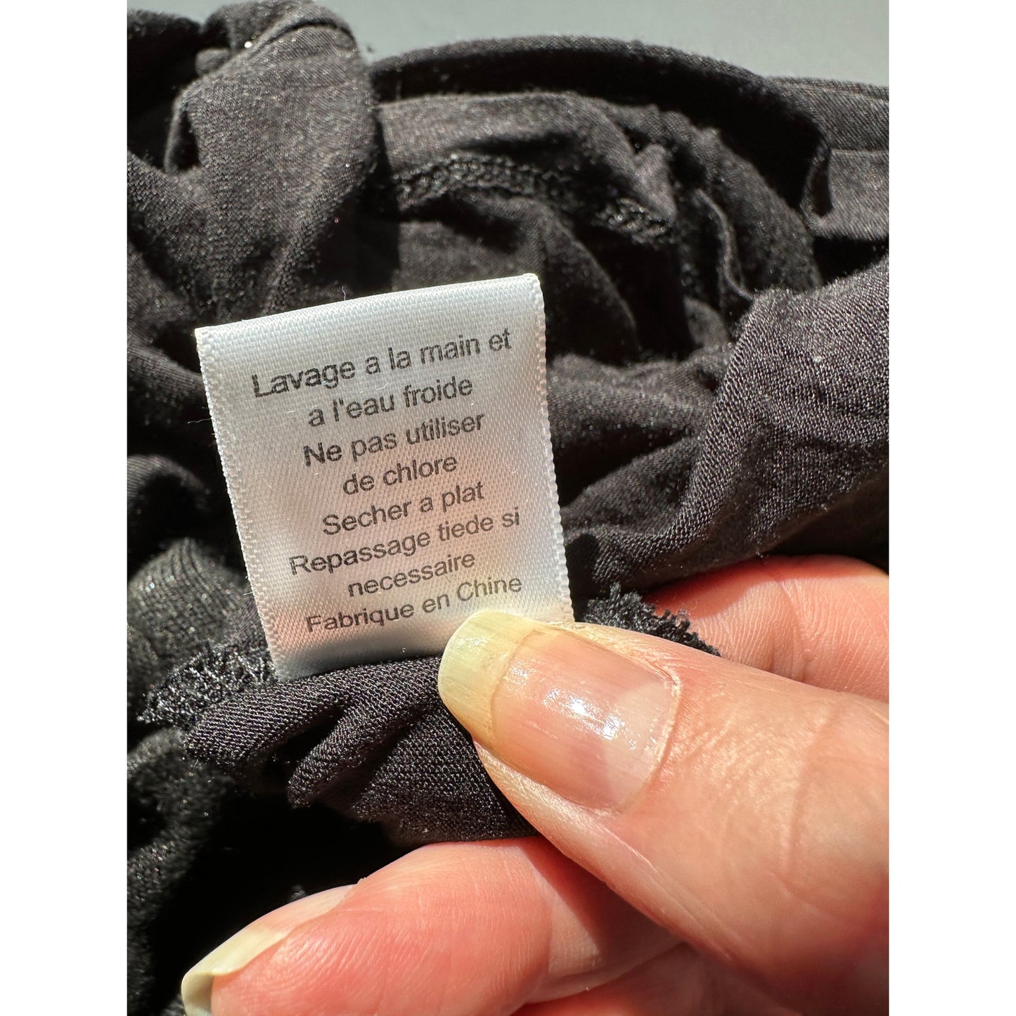 Bordeaux Black Strapless Linen Maxi Dress Ruched Bust Women’s S