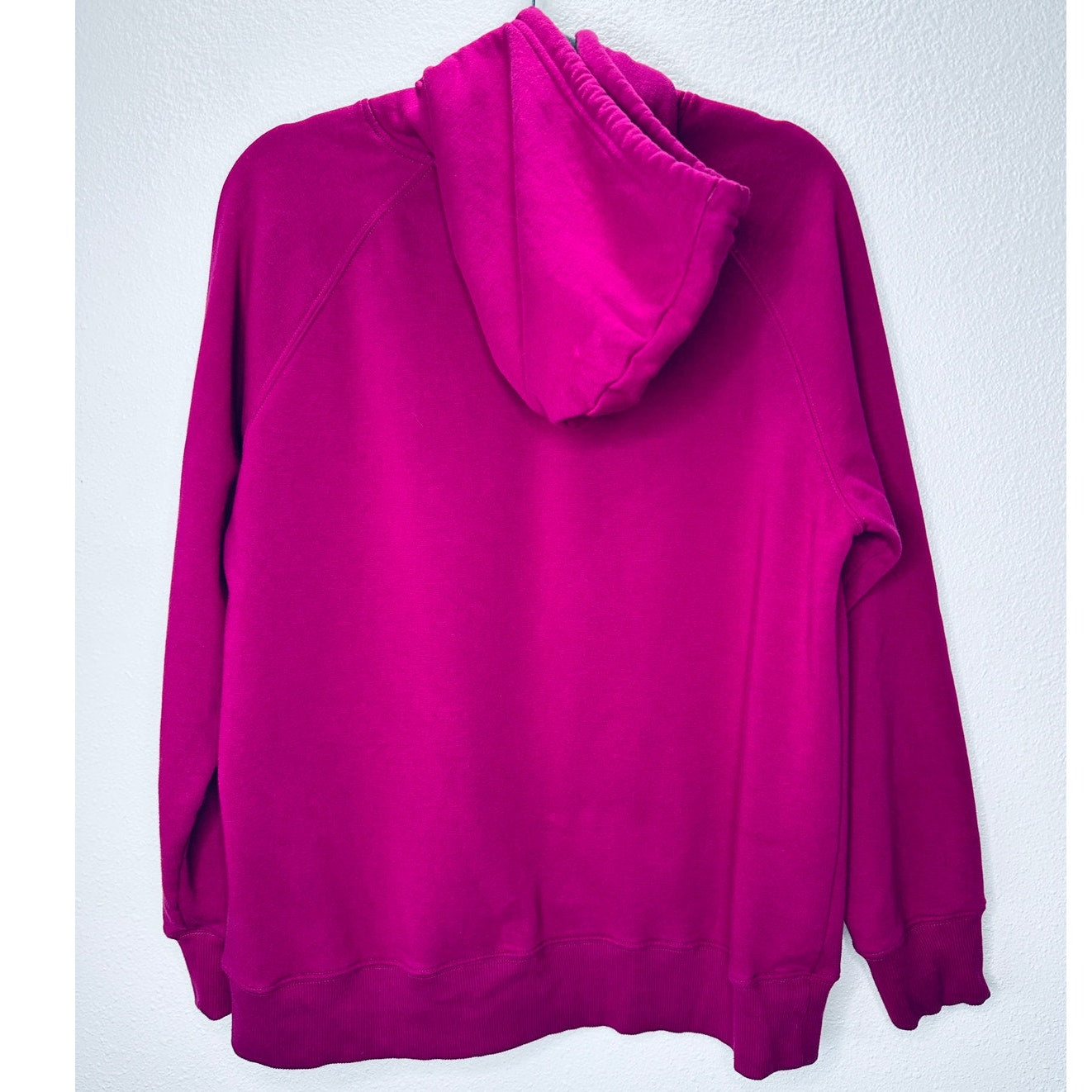 Northface Purple & Pink Logo Hooded Front Pocket Sweatshirt