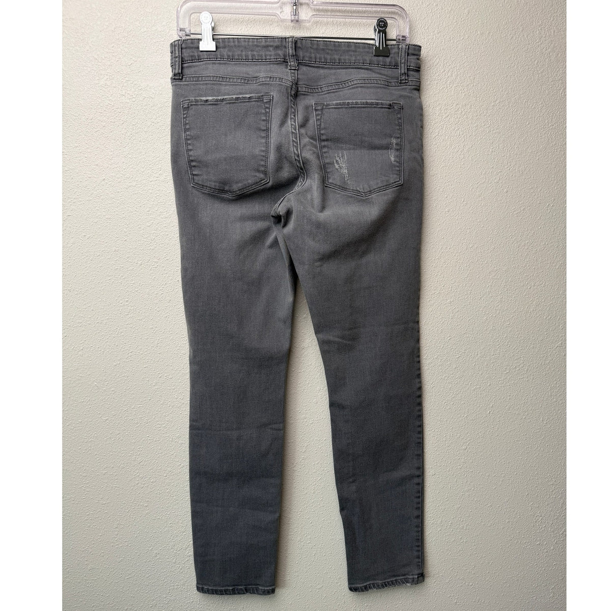 Banana Republic Gray Distressed Skinny Jeans Womens 8P