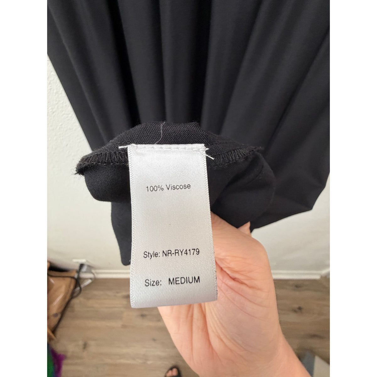 NWT Elan Black Convertible Dress Maxi Skirt Women M