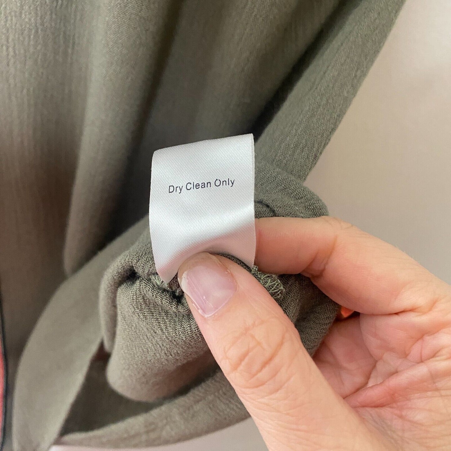 Braeve Olive Green Black Pink & White Aztec Print Trim Sleeveless Flowy Blouse S