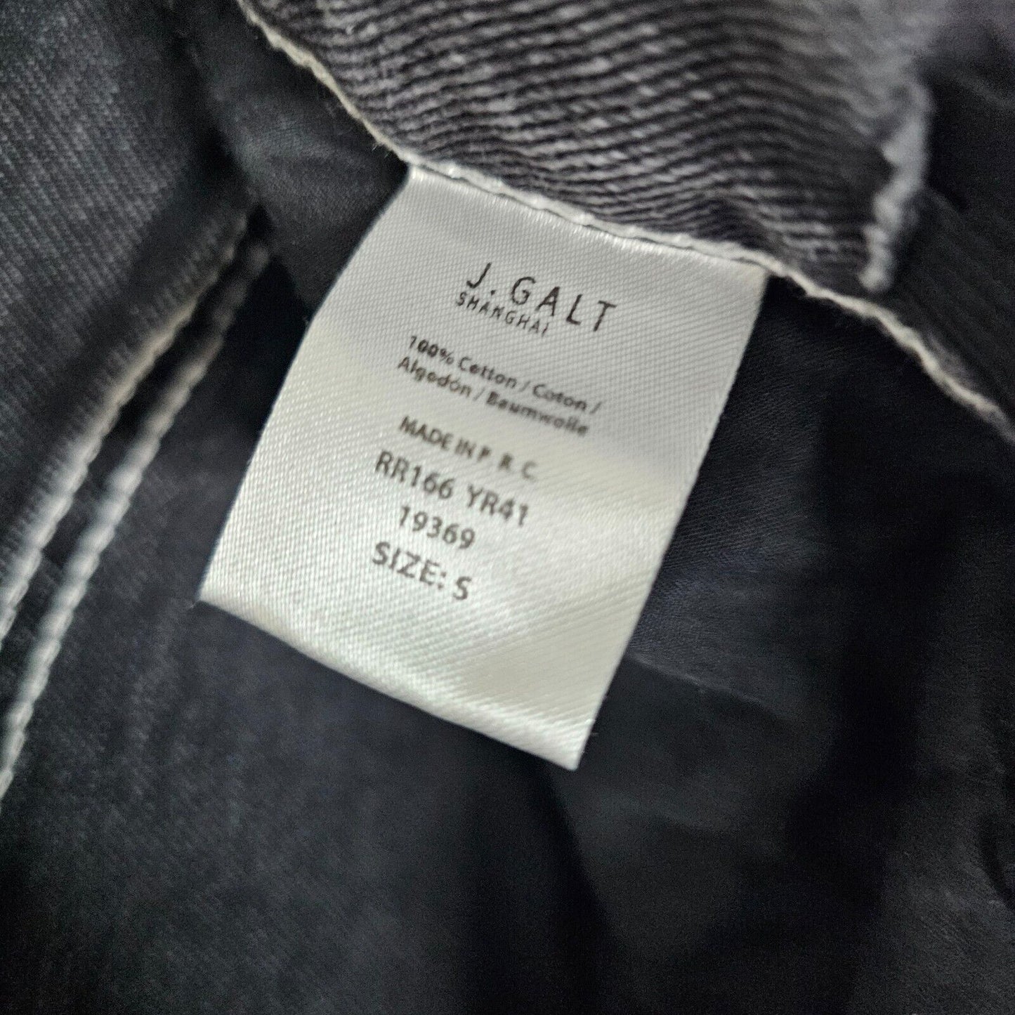 NWT John Galt Brandy Melville Dark Gray Wide Leg Crispina Cargo Pant Jean S