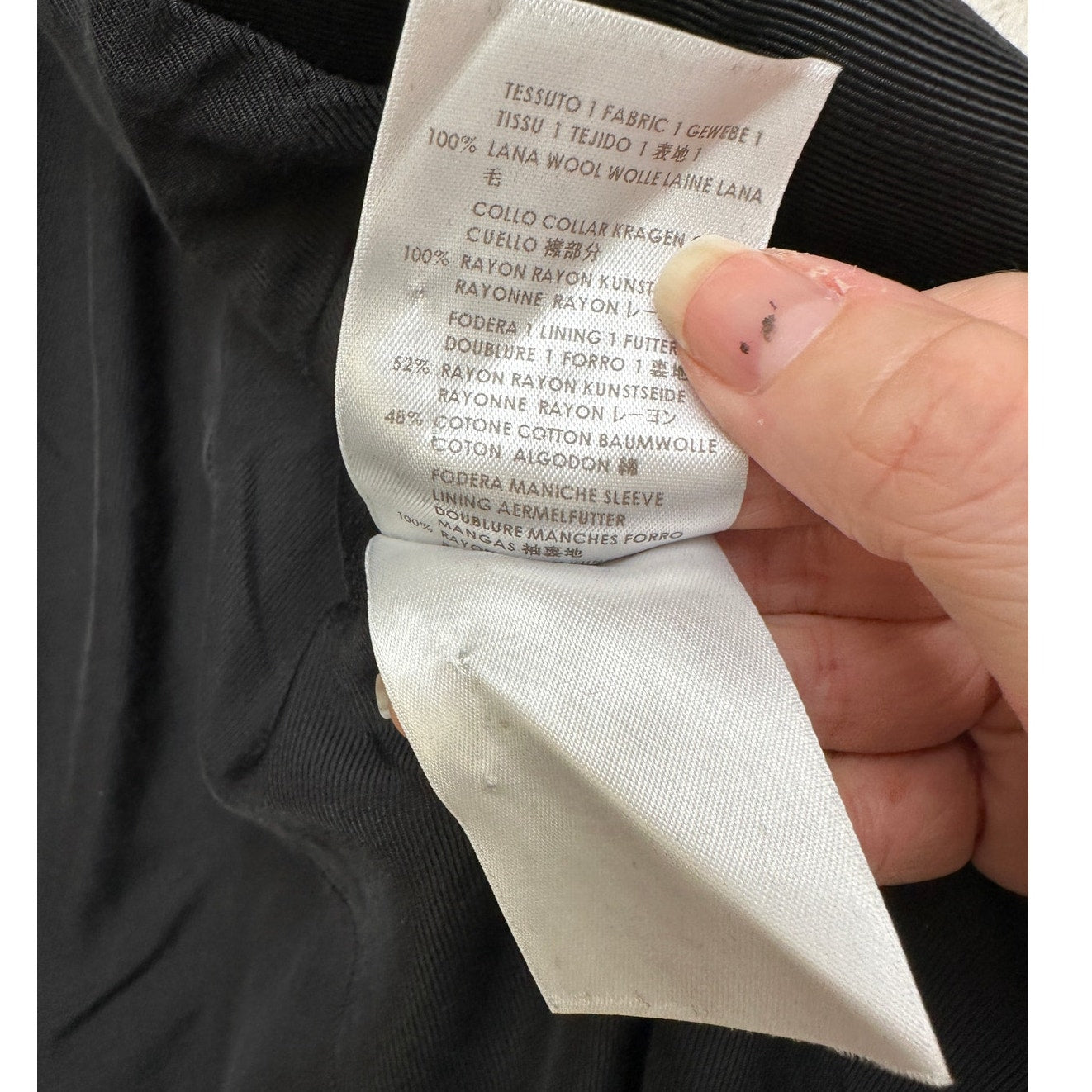 Stella McCartney Black Tuxedo Blazer Women US 8 IT 44 Shawl Lapel