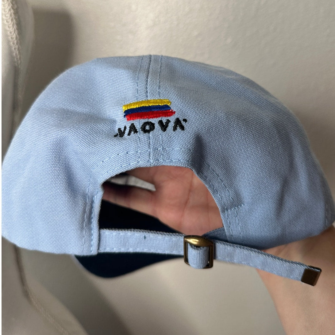 Kowu Light Blue Colombian Embroidered Adjustable Baseball Cap