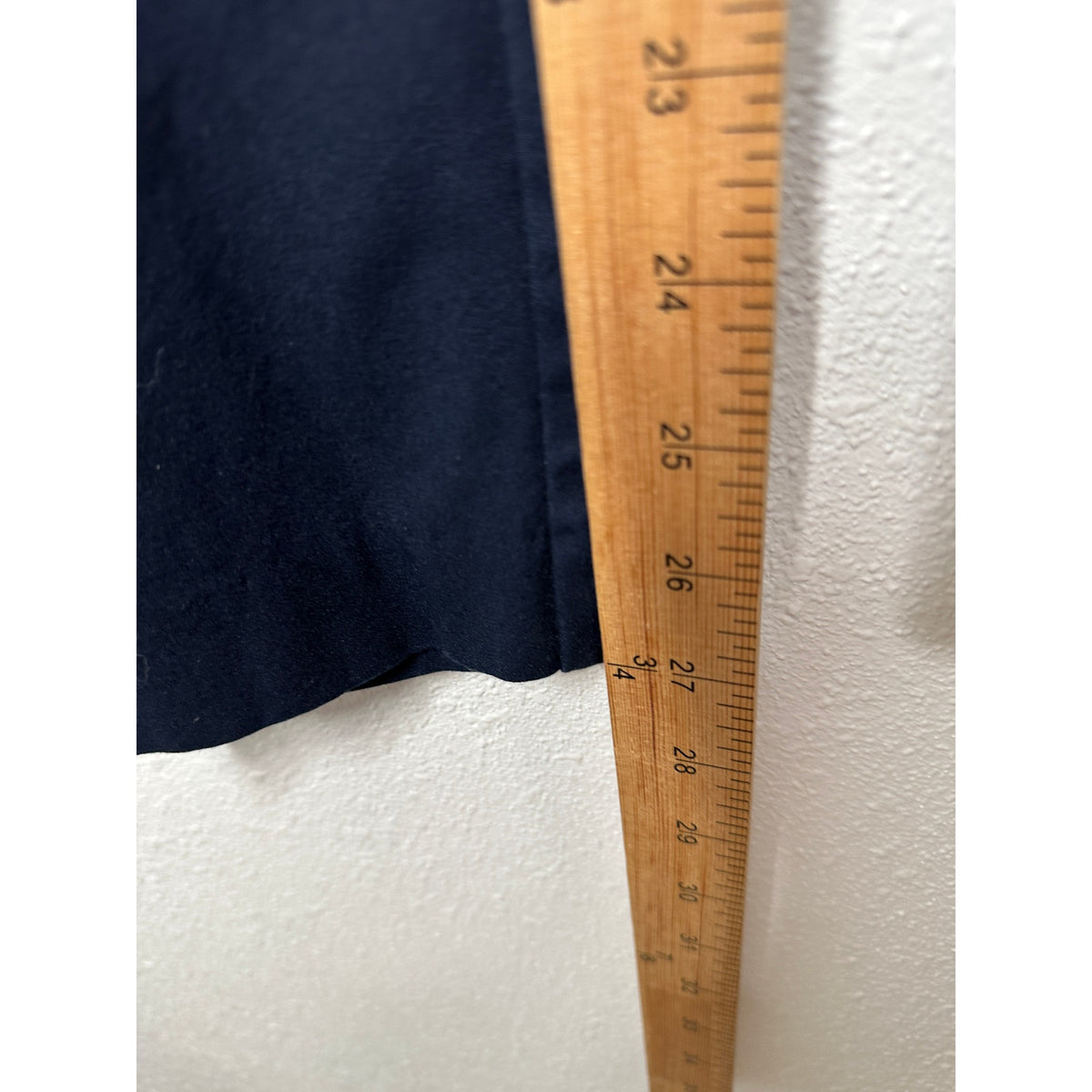 rag & bone Navy Blue Stretch Back Zip High Waist Trouser Pants 8