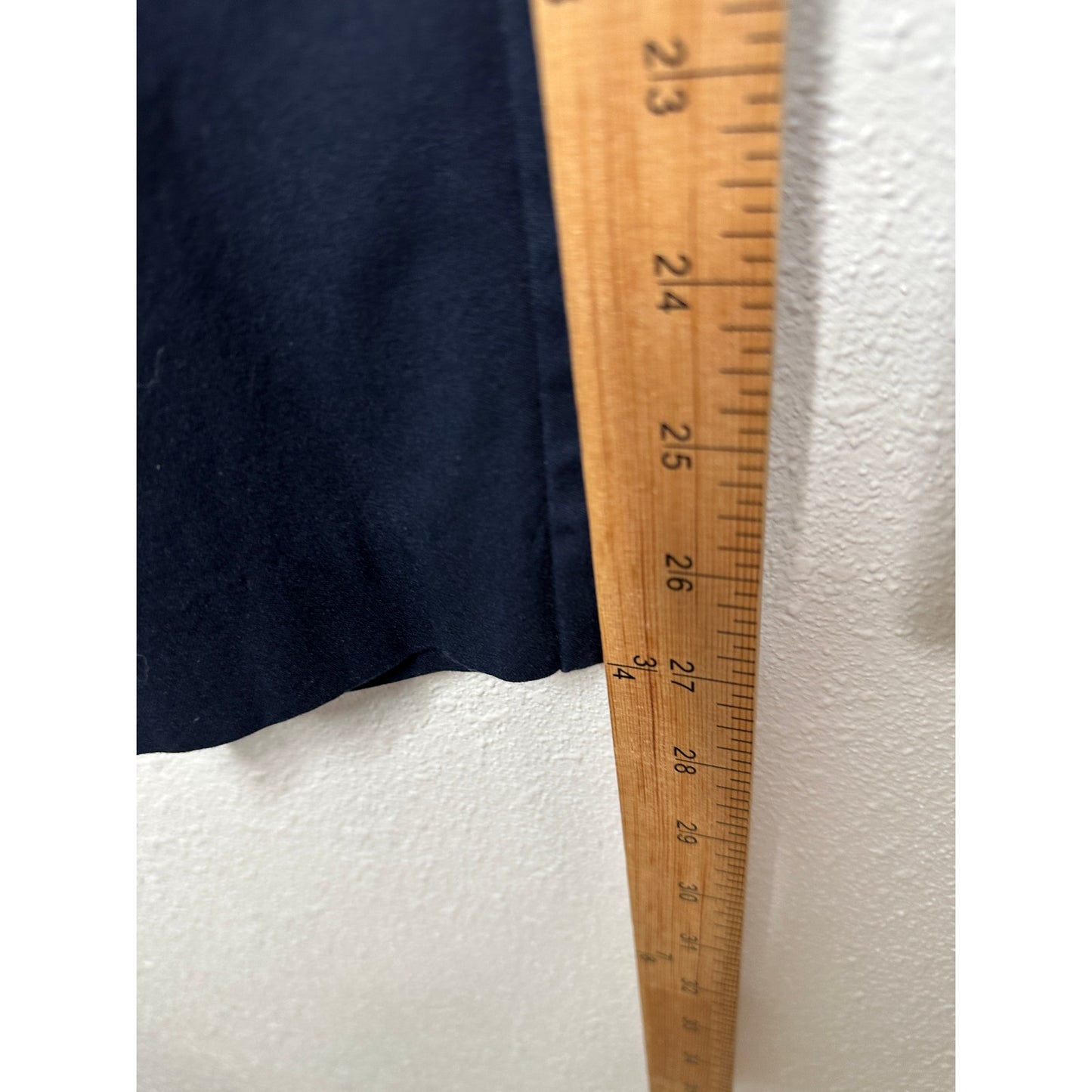 rag & bone Navy Blue Stretch Back Zip High Waist Trouser Pants 8