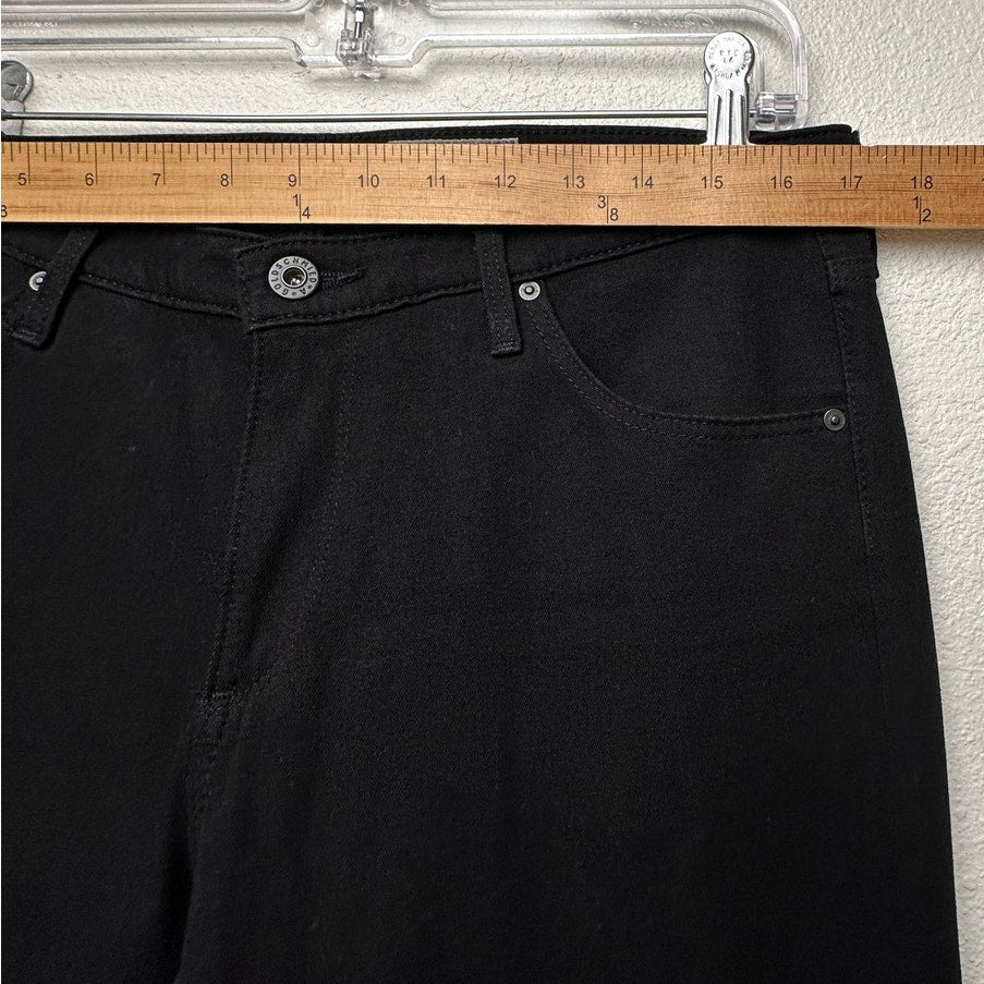 AG Adriano Goldschmied Black The Prima Mid Rise Cigarette Denim Jeans 31