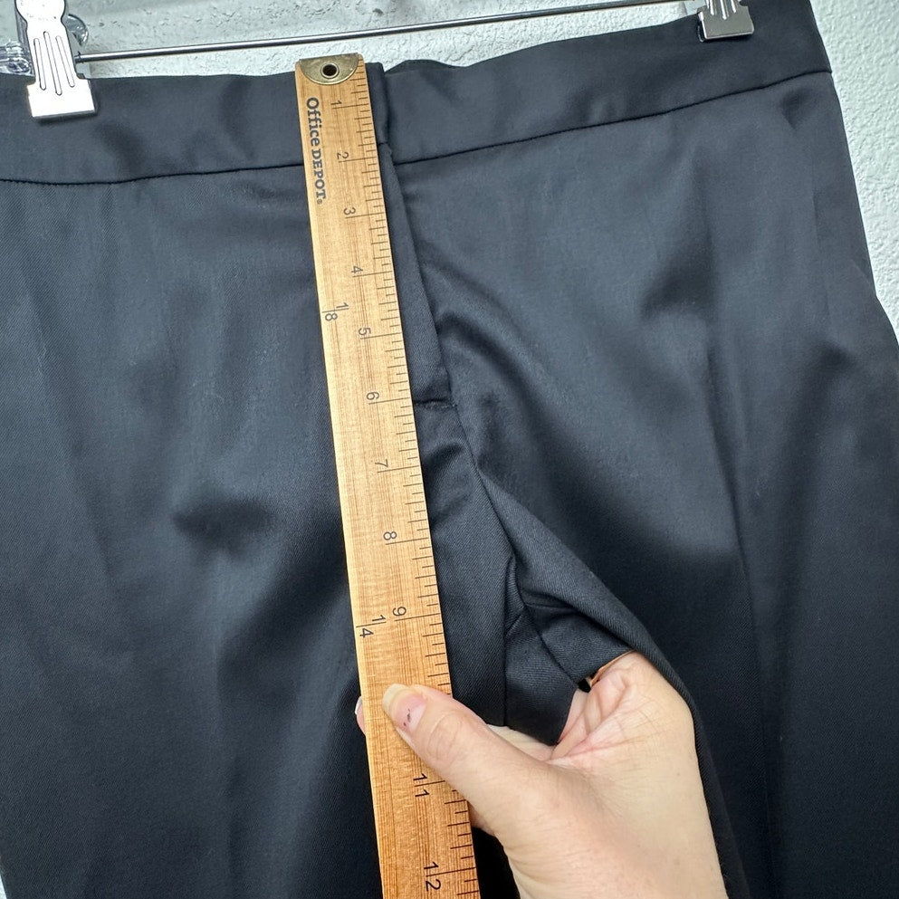 Stella McCartney Black Ankle-Zip Tailored Pants Women Size 6