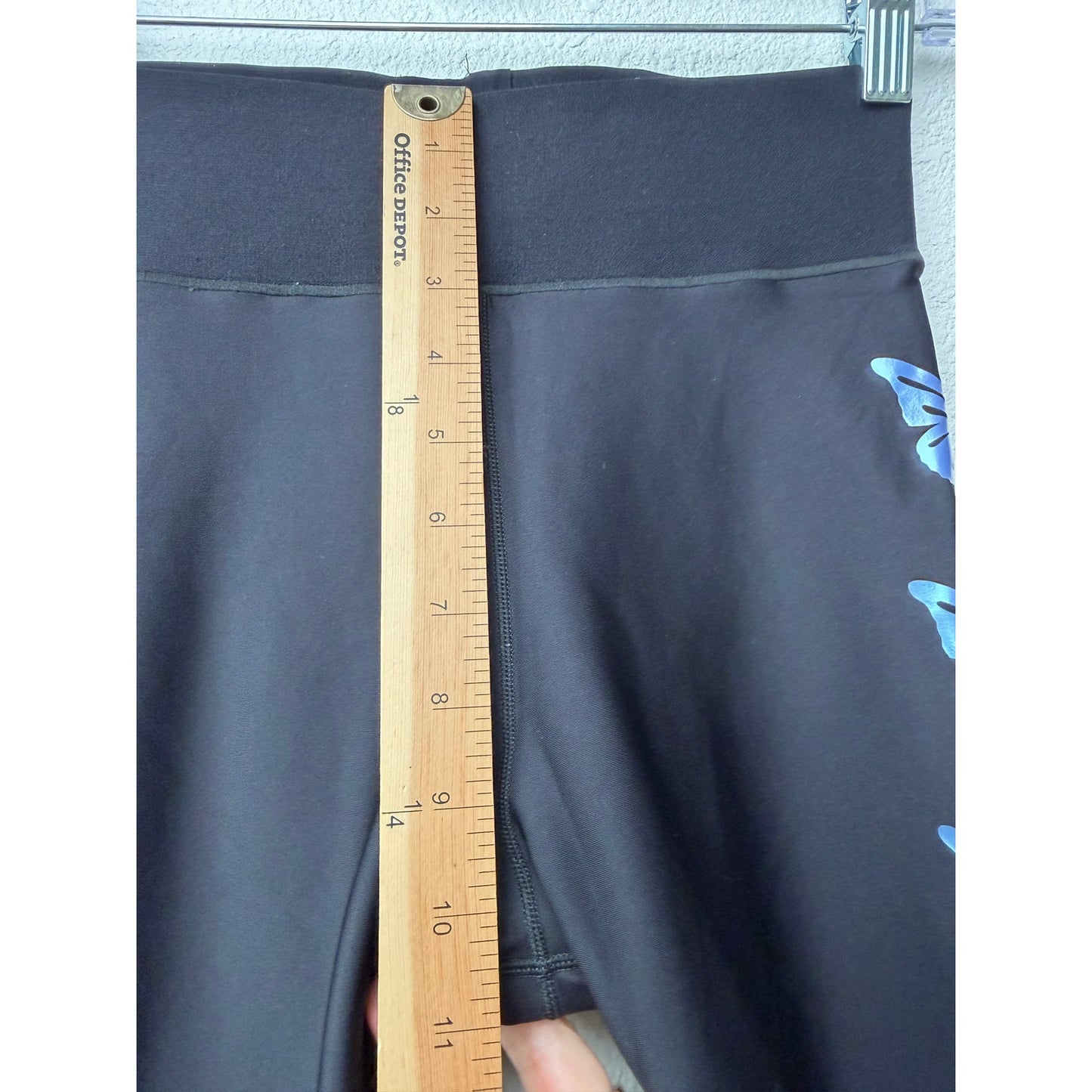 Ultracor Mariposa Butterfly Print High Rise Leggings Black Size M
