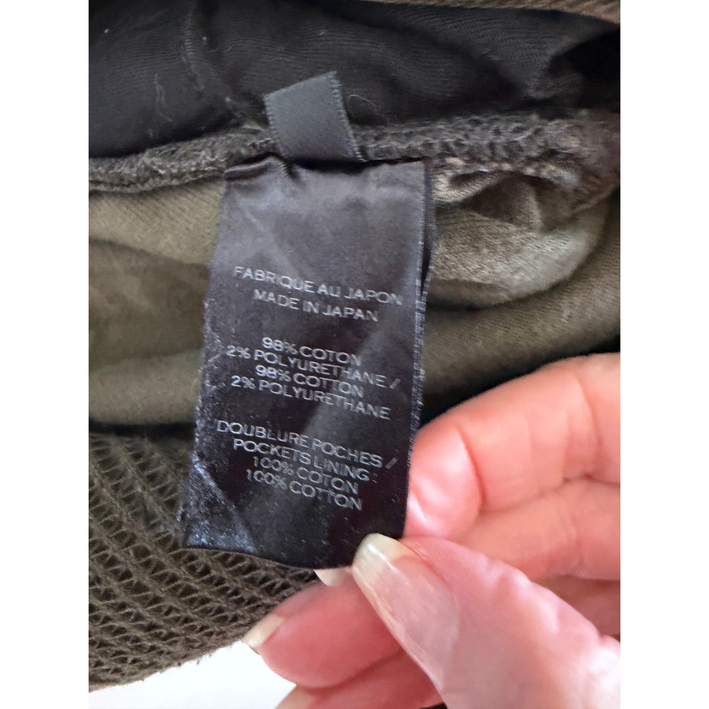 Balmain Olive Biker Cargo Pants Men's 34