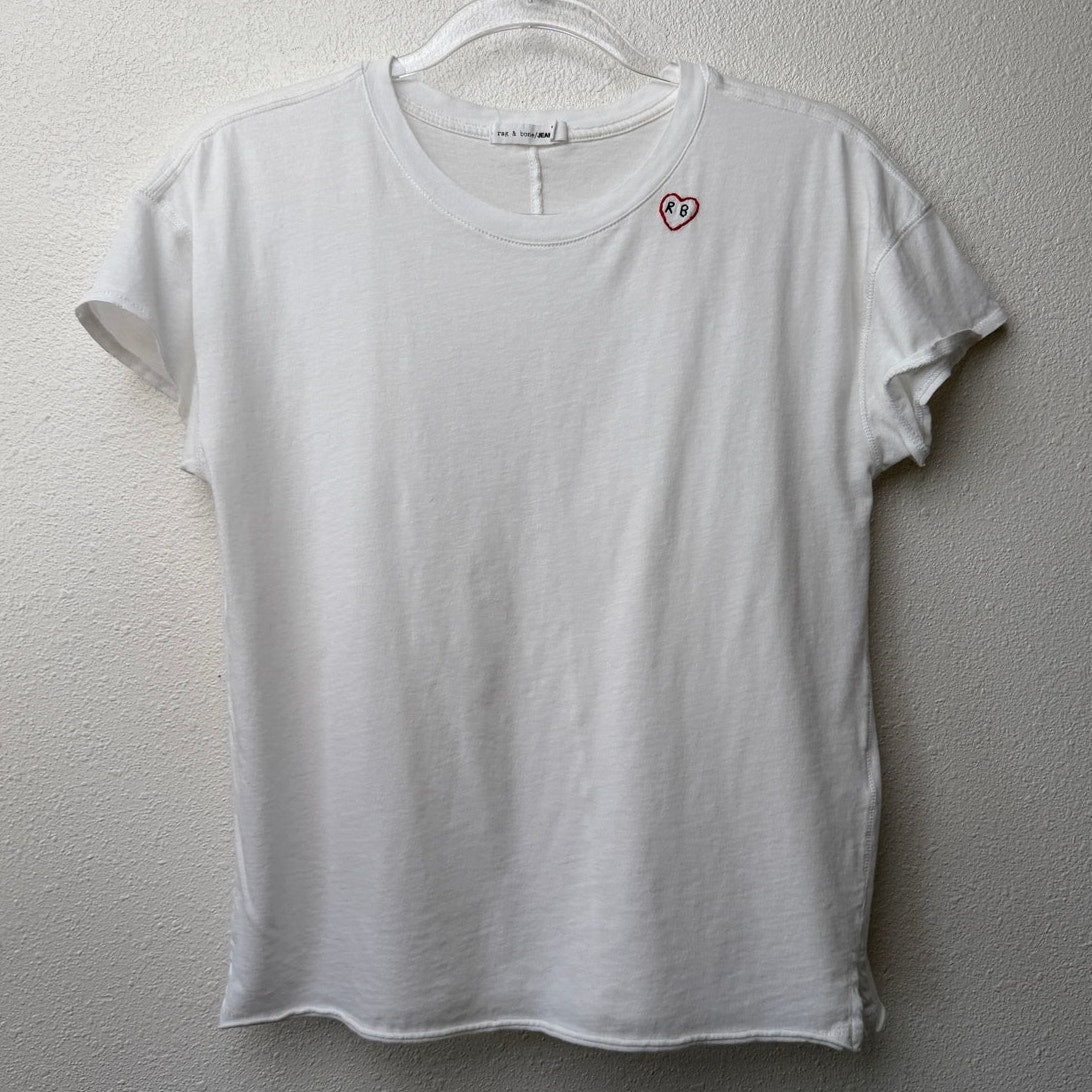 Rag & Bone White Cotton T-shirt
