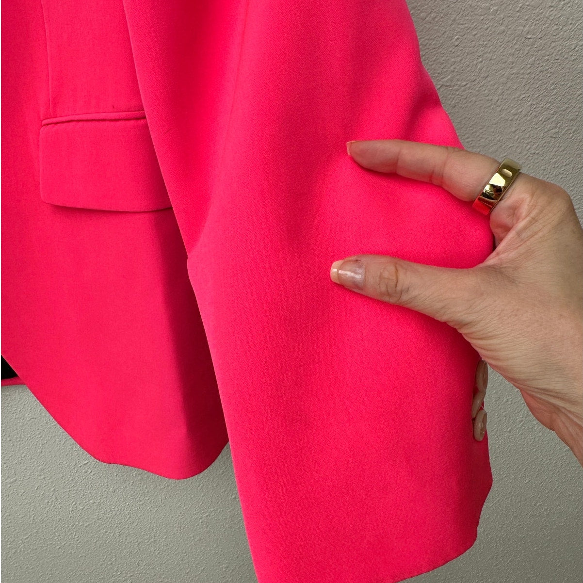 Versace Men’s Hot Pink Blazer Jacket Size IT 50 Two-Button Tailor Made