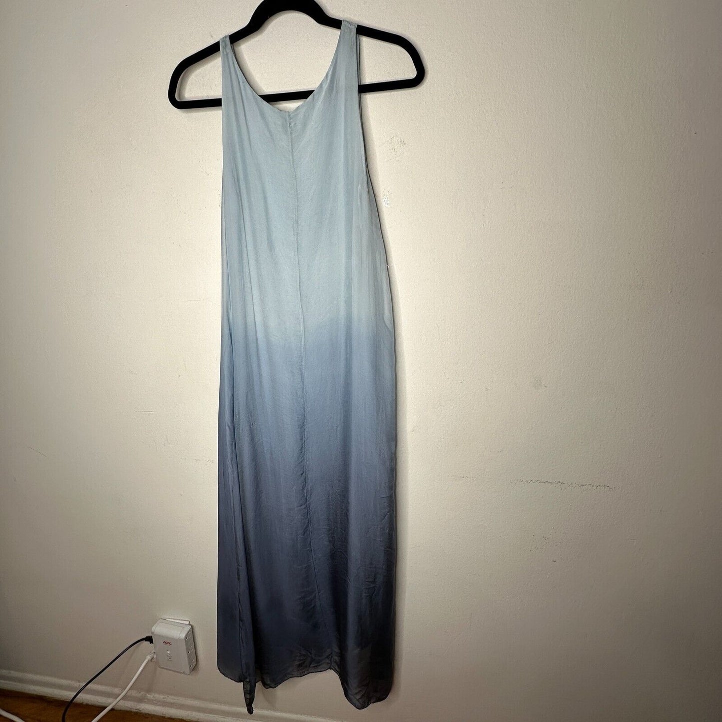 Kate by Laltramoda Light Blue Ombre Tank Sleeveless Lined Midi Maxi Dress S / M