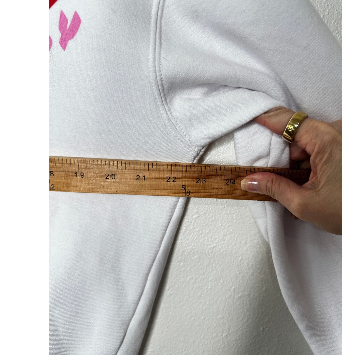 Katy Perry Graphic Hoodie White Women’s M Pullover Sweatshirt