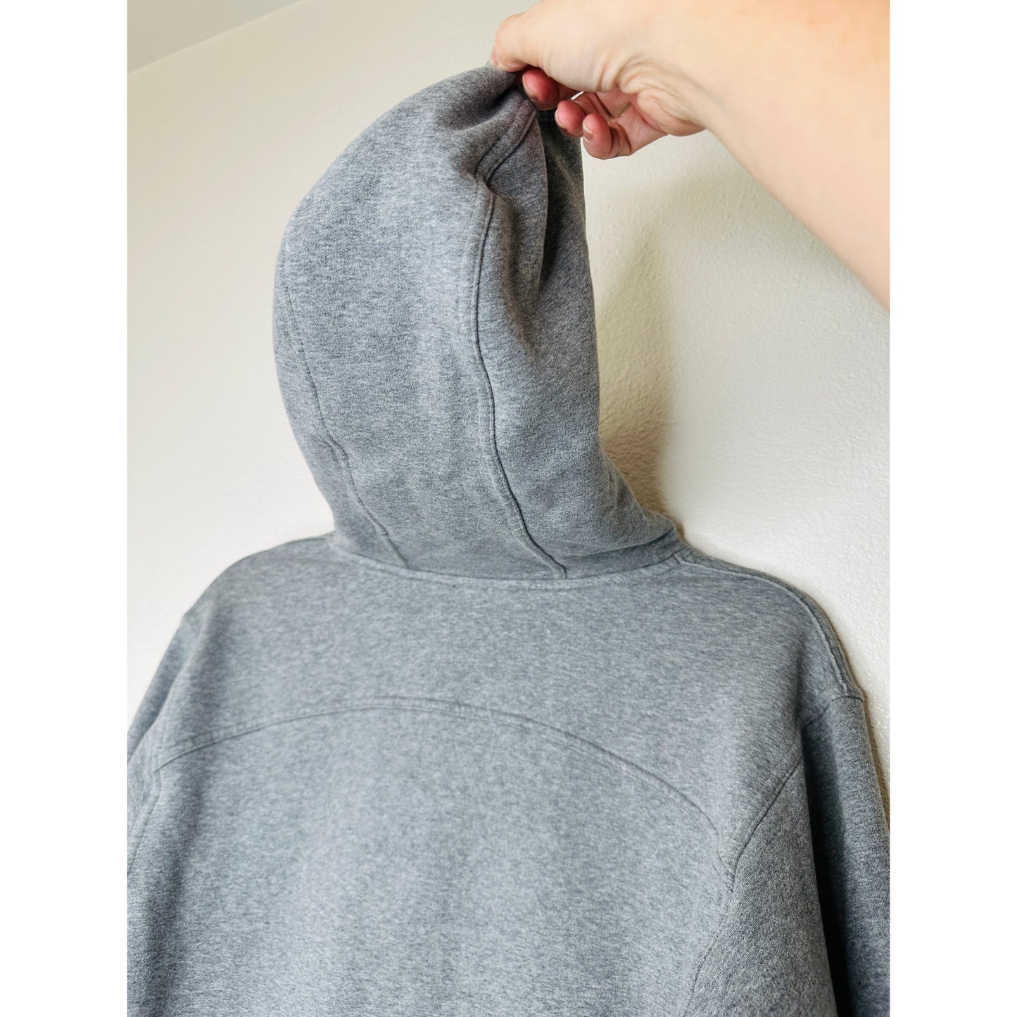 Lululemon heather Gray Long Sleeve Front Pouch Pullover Hoodie Sweater XS