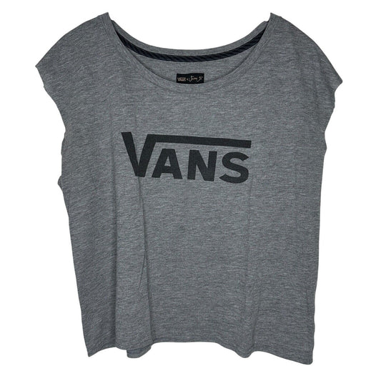 Vans X Jesse Jo Gray Hand-Cut Sleeve Chrome Hearts Juvenile Darlin Graphic L