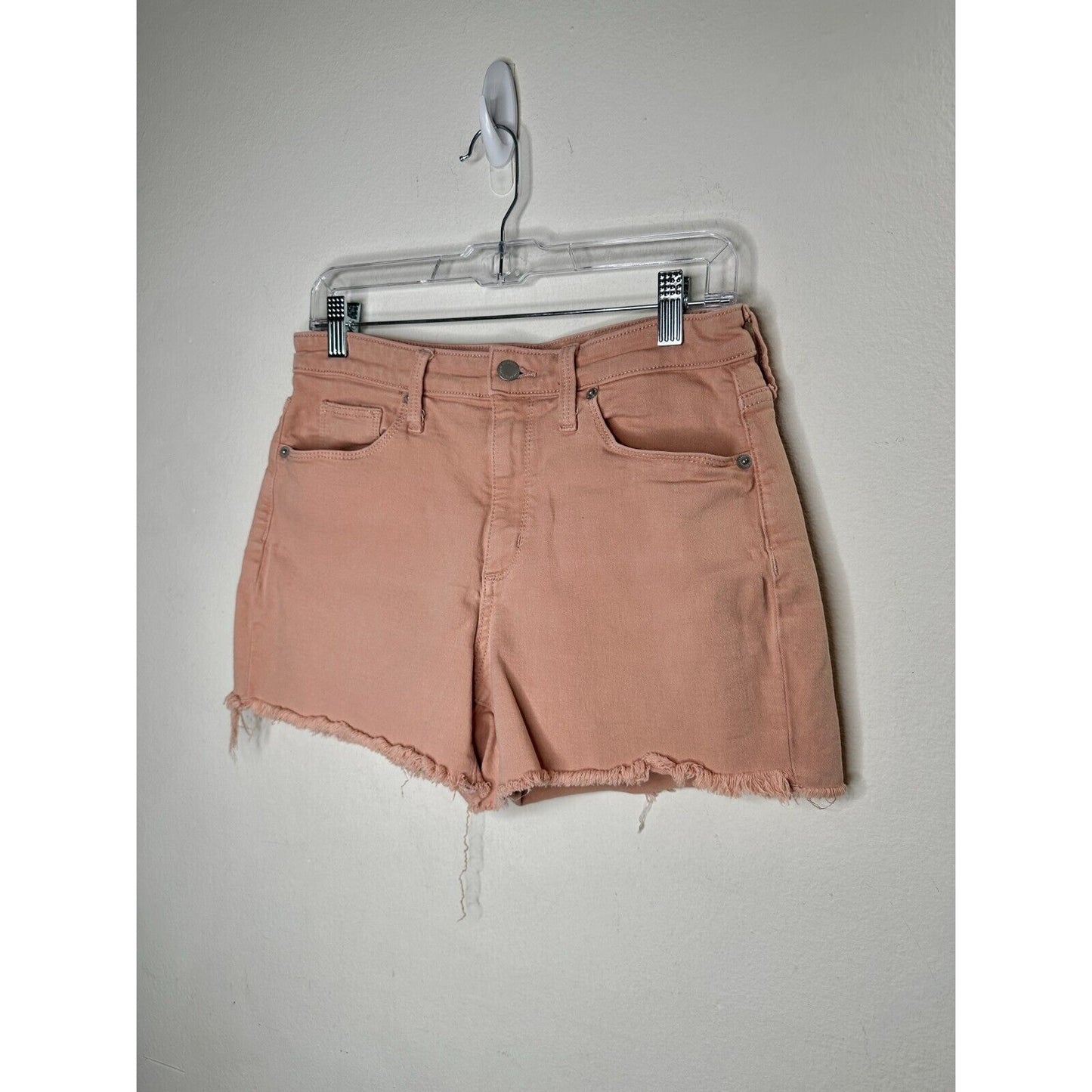 Universal Thread Peach High Rise Cut Off Raw Hem Jean Denim Shorts 8 / 29