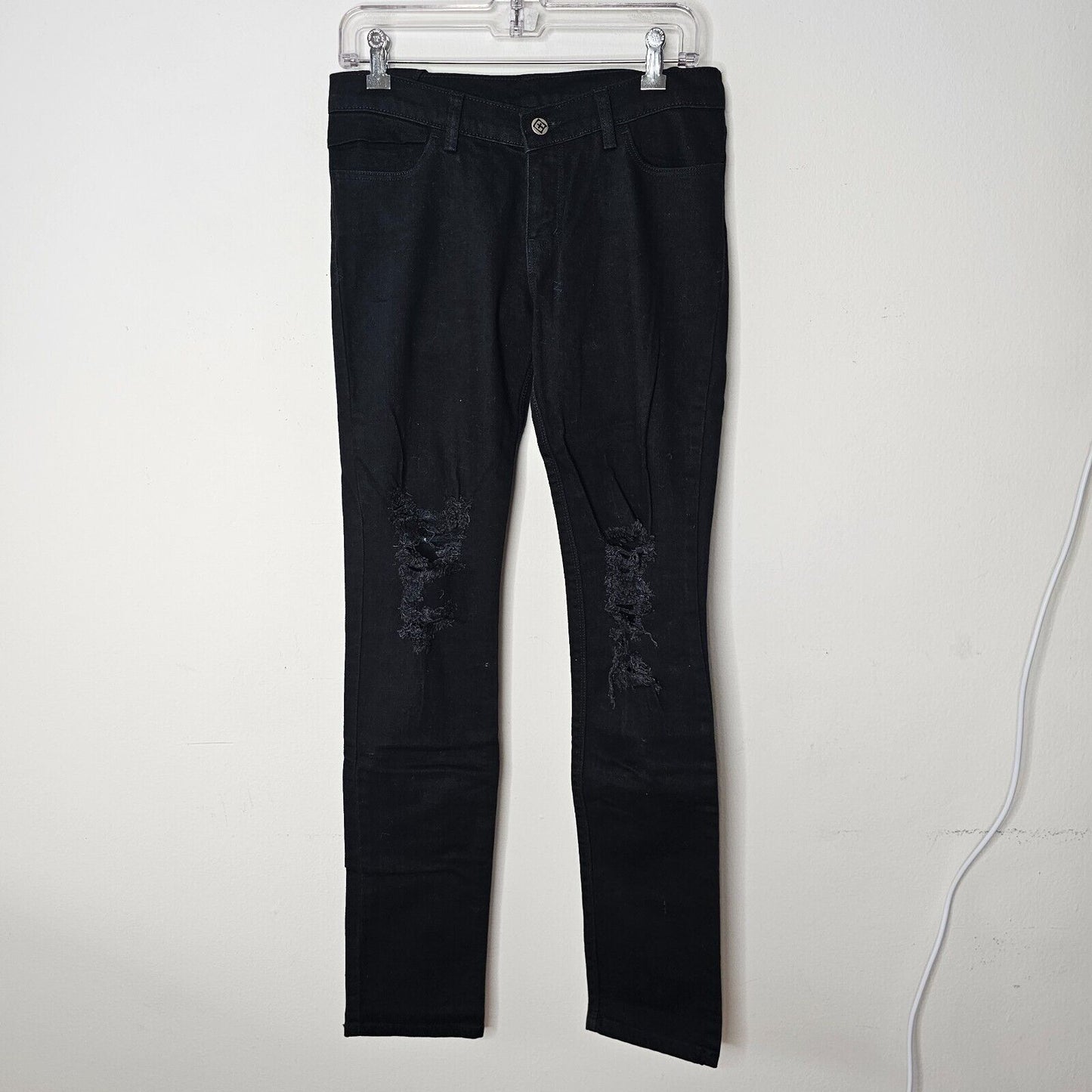 Ksubi Black Chitch Boneyard denim jean Distressed Slim Fit Stitch Design 29