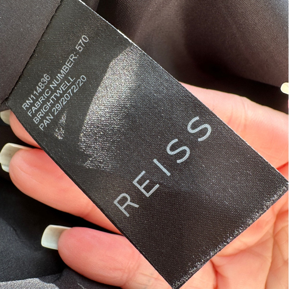 Reiss Black Sheer Mesh Brightwell Pencil Sheath Dress 6