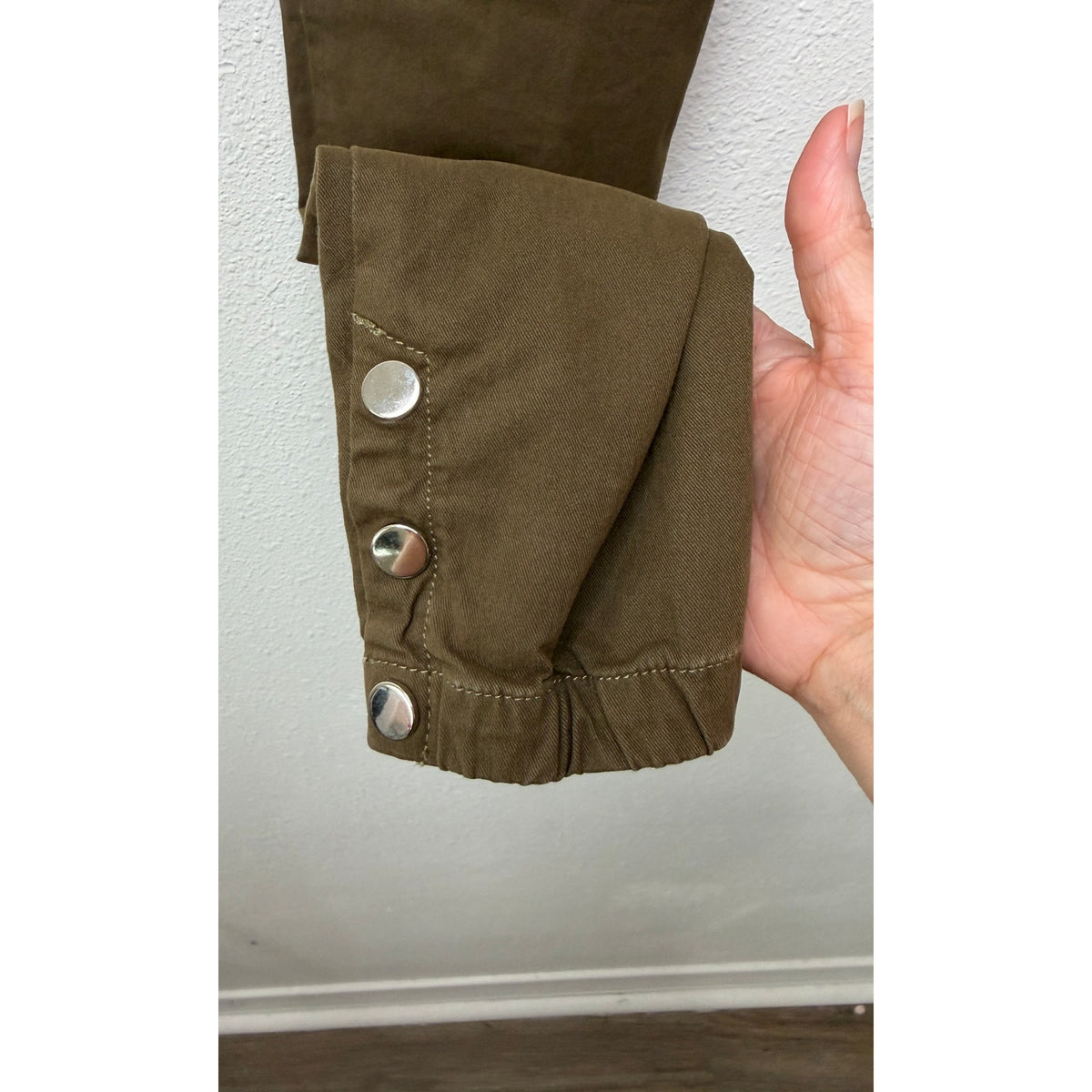 NWT Veronica Beard Field Olive Cargo Pants Women 27 US 4