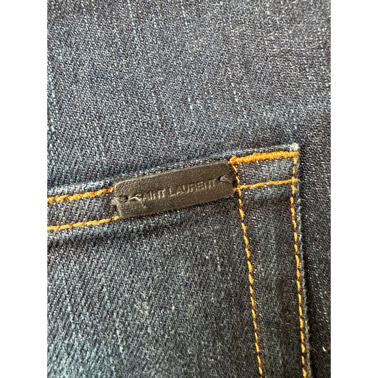 Saint Laurent Dark Wash Jeans Men's US 33 Button Fly Straight Leg