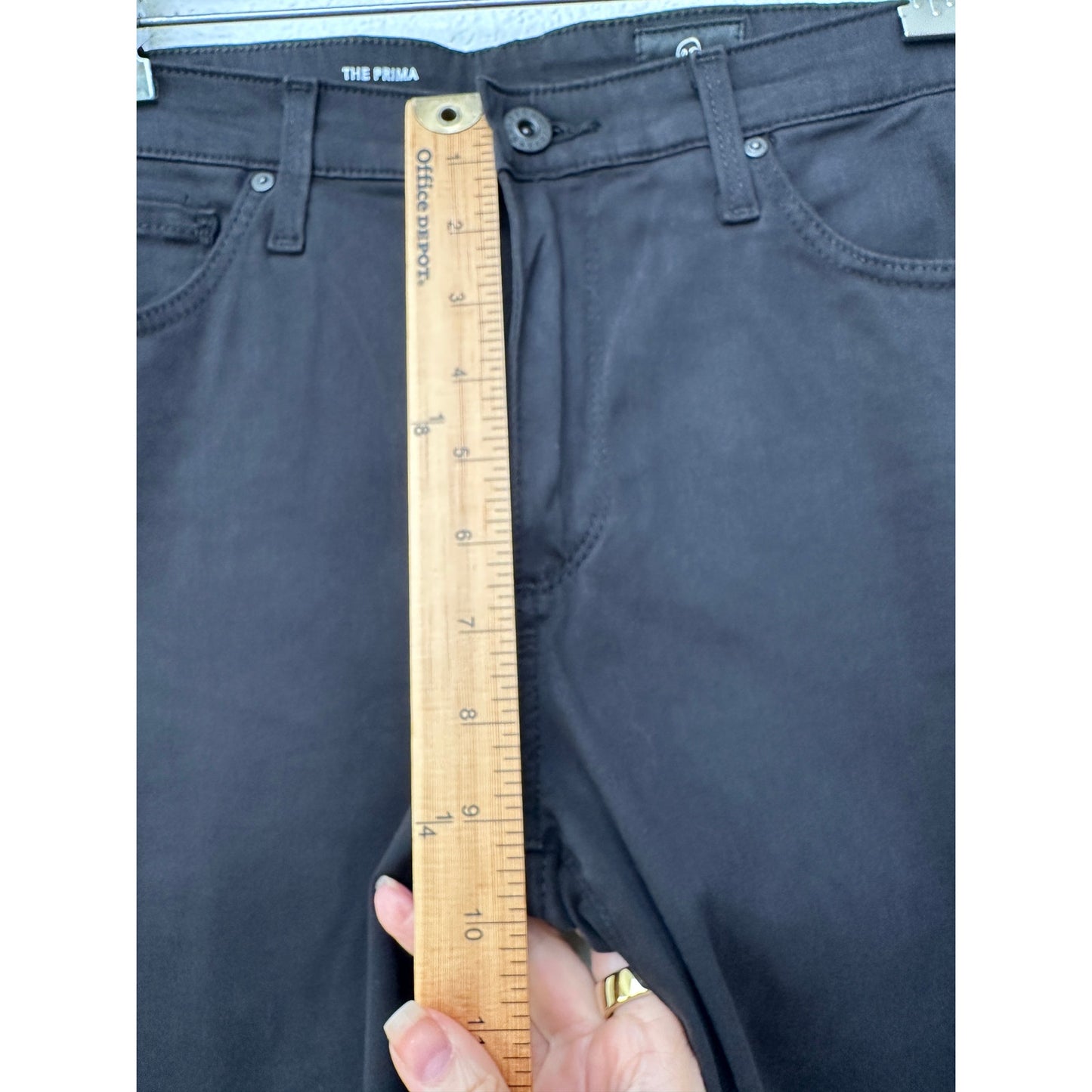 AG Adriano Goldschmied The Prima Black Cigarette Jeans Women 29