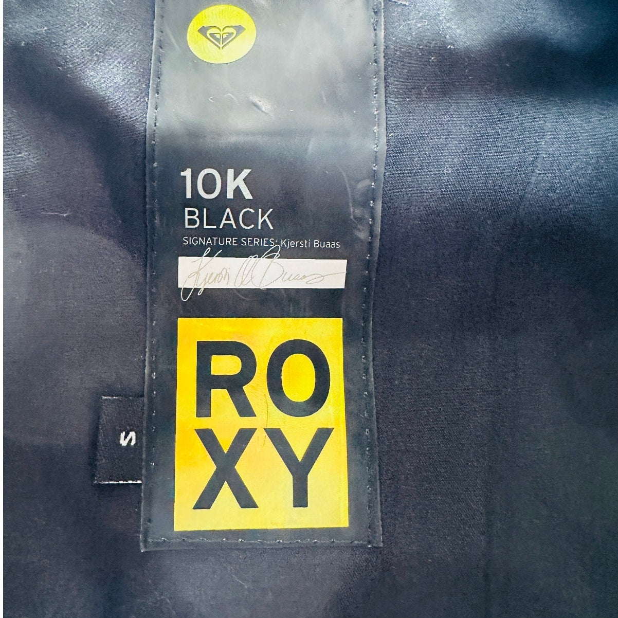 Roxy Kjersti Buaas Retro Blue Denim Removable Hood Zip Jacket S